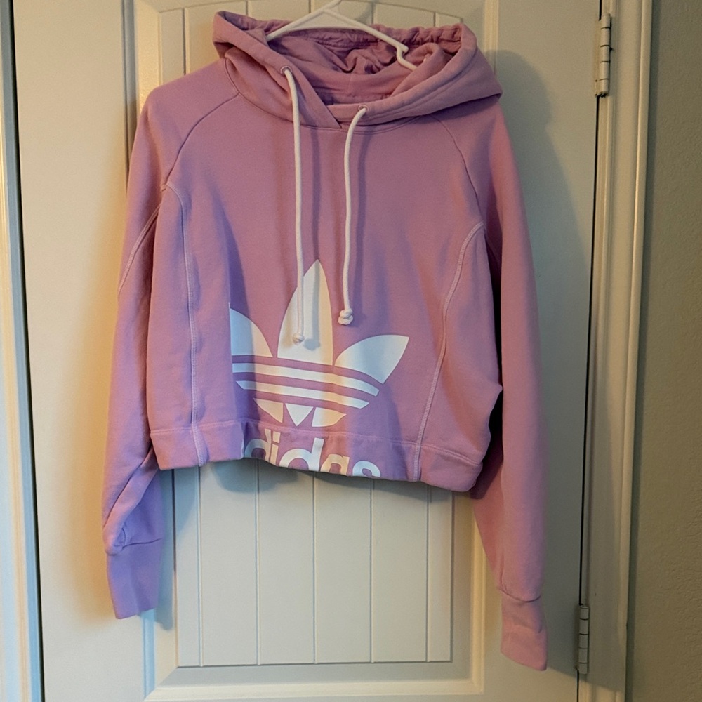 Adidas Lilac Hoodie with Logo